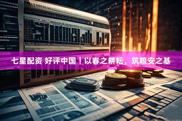 七星配资 好评中国｜以春之耕耘，筑粮安之基